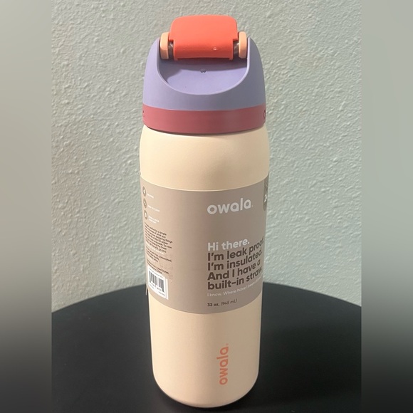 NWT Owala Free Sip Stainless Steel Tumbler Water Bottle Sandy Shores - Picture 4 of 7